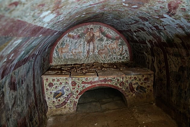 Turkey: archaeologists uncover ancient Jesus fresco in tomb