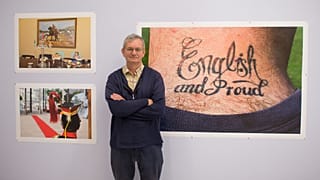 FILE: British photographer Martin Parr at his exhibition 'Martin Parr. We love Britain!' during a photocall at Sprengel museum in Hannover, Germany, 2014.