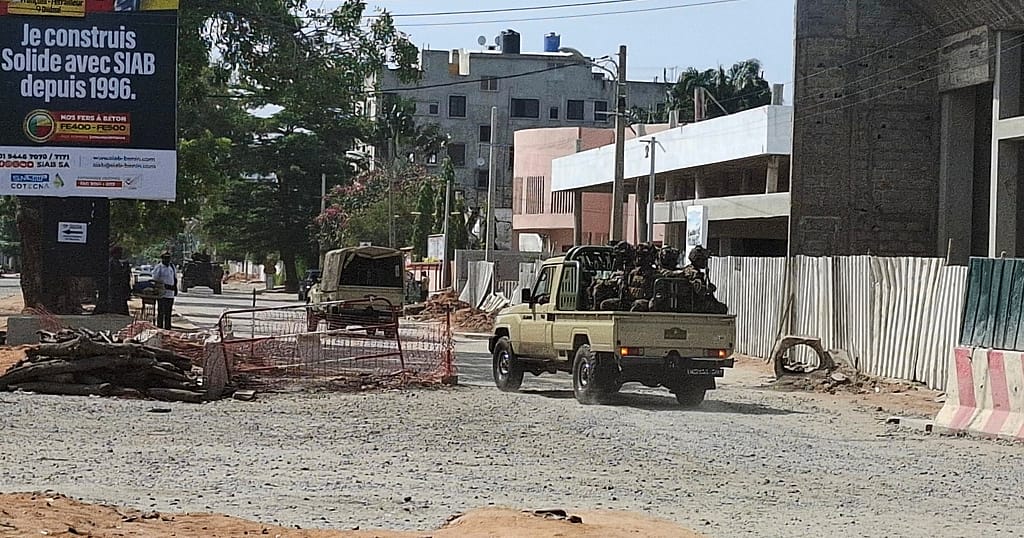 West African troops supporting Benin government following failed coup