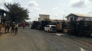 Fuel tanker explosion kills at least eight people in Cameroon