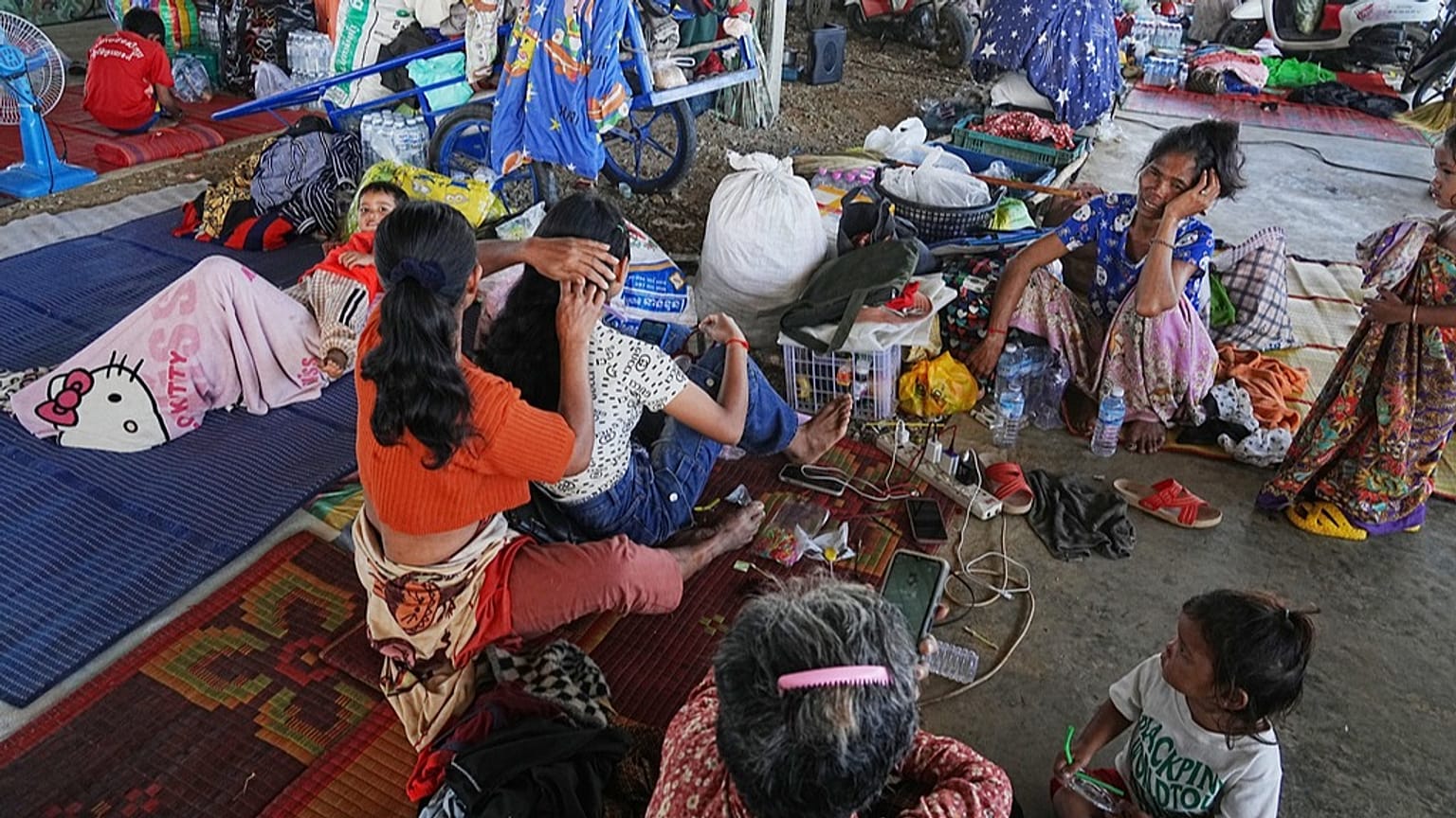 آوارگان کامبوج پس ی درگیری بین تایلند و کامبوج بر سر ادعاهای ارضی