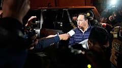 Luis Arce en el momento de su detención. 10 de diciembre de 2025