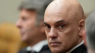 ARQUIVO (29/09/2025): O novo vice-presidente do Supremo Tribunal Federal, juiz Alexandre de Moraes, participa da cerimónia de posse em Brasília. 