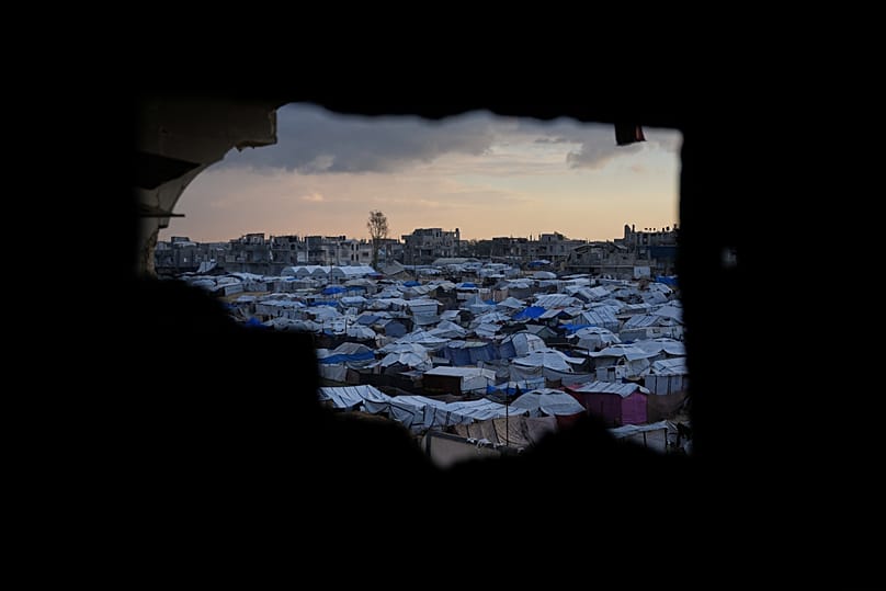 چادرهای آوارگان غزه