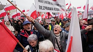 تظاهرات ضد مهاجرتی در لهستان