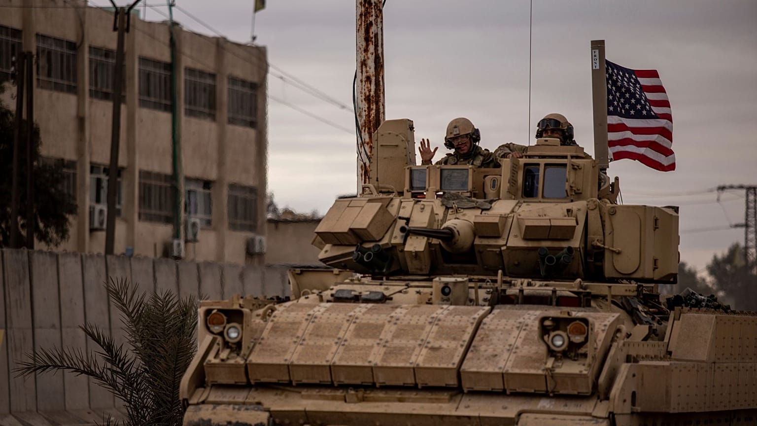 عکس آرشیوی از سربازان آمریکایی در سوریه در سال ۲۰۲۲‍‍