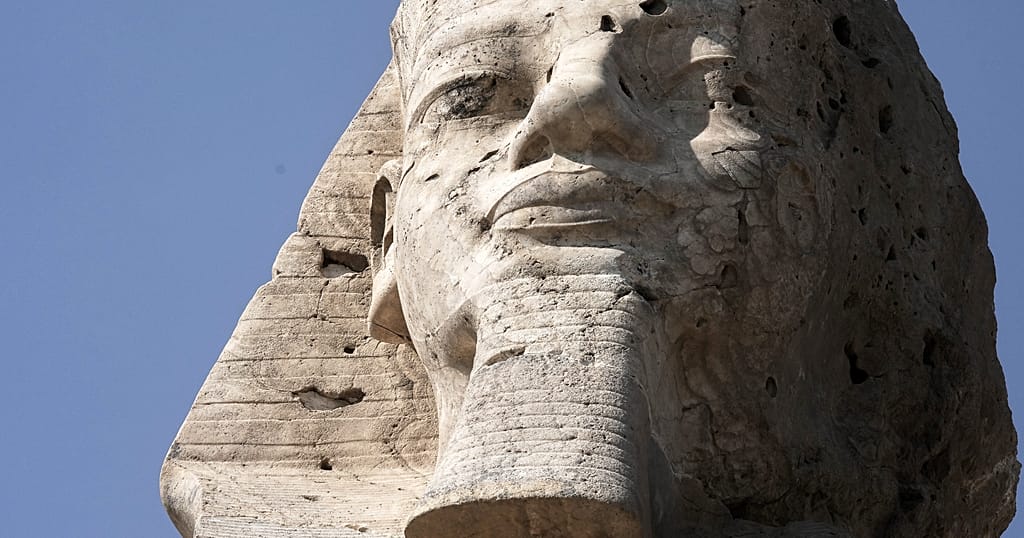 Egypt unveils newly restored statues of Amenhotep III in Luxor