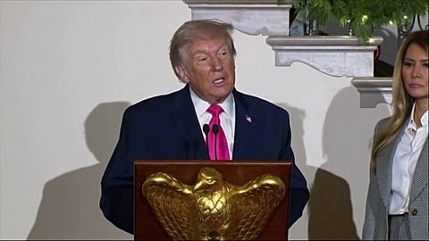 Trump habla sobre tiroteos mortales en Australia, Siria y la Universidad de Brown, Washington - 14 de diciembre de 2025 