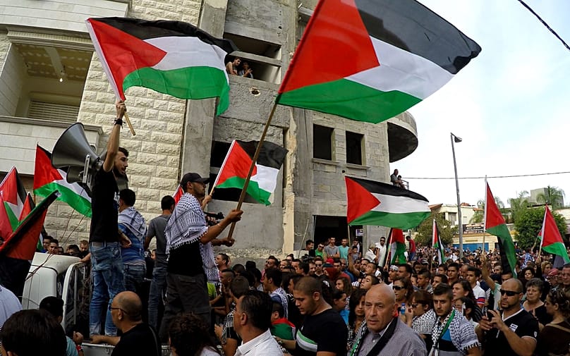 A 2. intifada egyik pillanata, 2003