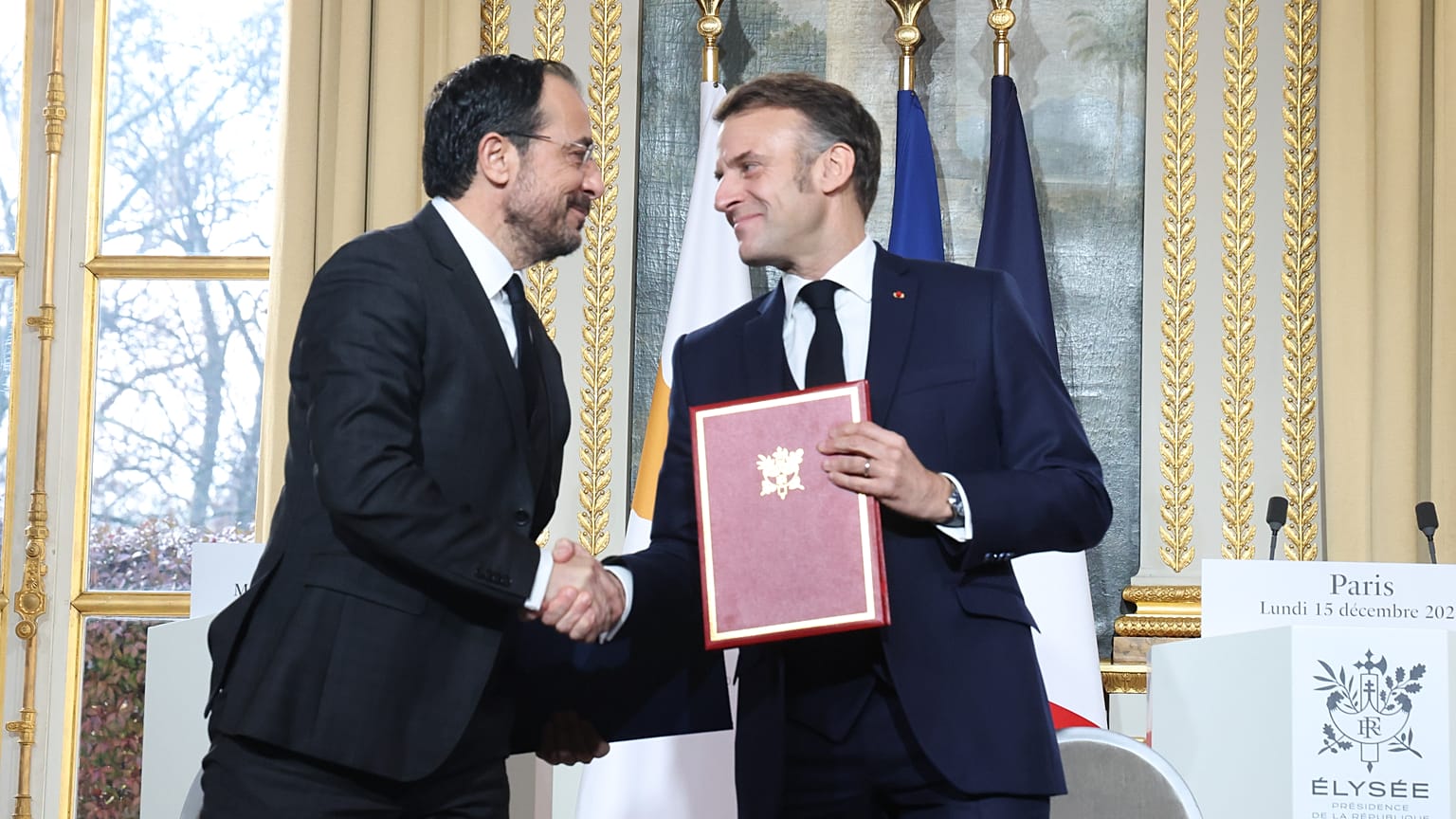 Συνάντηση Χριστοδουλίδη Μακρόν 