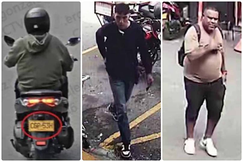 A medellíni gyilkossághoz köthető három gyanúsított, 2025 januárjában