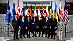 Les dirigeants européens à Berlin.