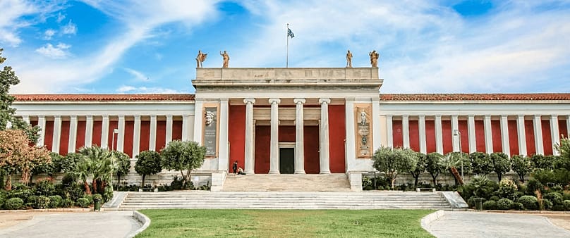 Άποψη του Εθνικού Αρχαιολογικού Μουσείου. Υφιστάμενη κατάσταση