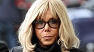 Brigitte Macron arrives ahead of the ceremony outside "La Belle Equipe" bar in Paris, 13 November, 2025 
