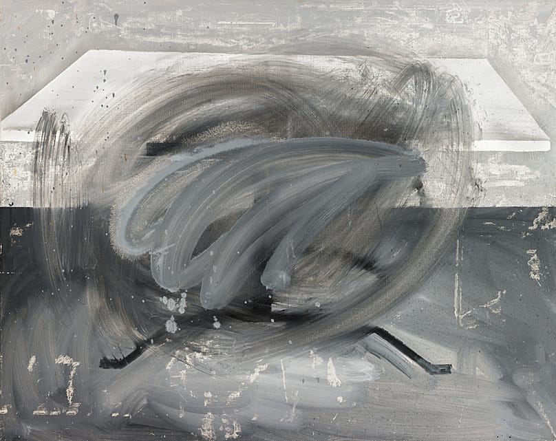 Gerhard Richter, Tisch [Table], 1962 (CR 1) Oil on canvas, 90 x 113 cm Private collection