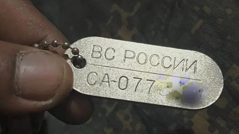 A fiatalember orosz dögcédulája