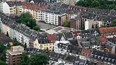 Immeubles d'appartements à Düsseldorf, en Allemagne