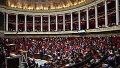 L'Assemblée nationale, le mardi 9 décembre 2025. (AP Photo/Michel Euler)