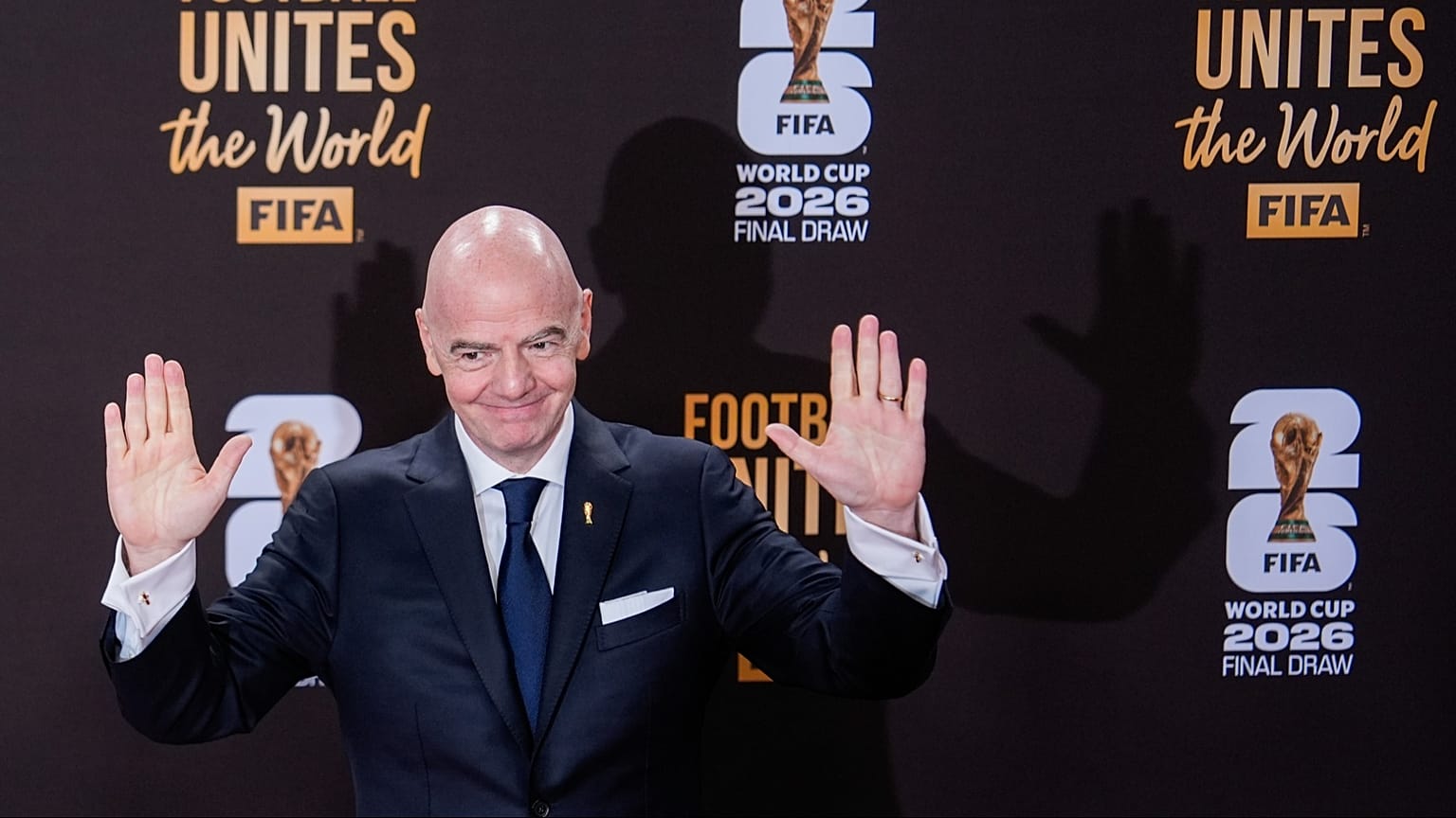 جیانی اینفانتینو، رئیس فیفا در واشنگتن