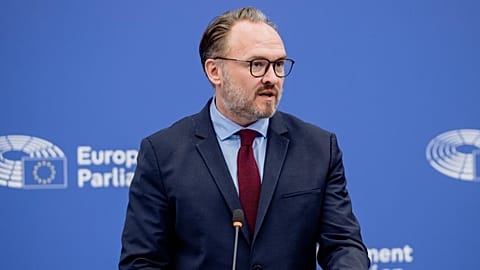 European Commissioner for Energy and Housing Dan Jørgensen in Strasbourg, 16 December 2025