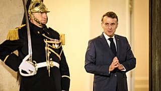 Emmanuel Macron à l'Élysée, Paris, le 8 décembre 2025.