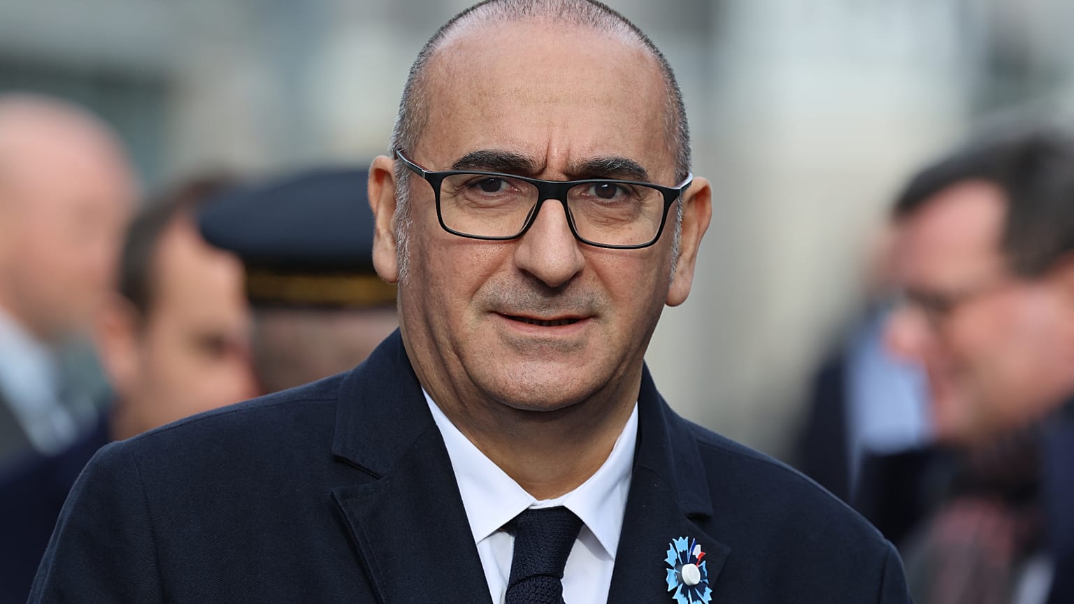 Le ministre français de l'Intérieur, Laurent Nunez, à Saint-Denis, France, jeudi 13 novembre 2025 (Ludovic Marin, photo Pool via AP).