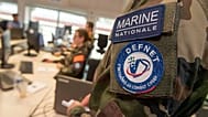 Soldiers train during the annual DEFNET military exercise aimed at fighting cyberattacks and strengthening cybersecurity in France, 25 March, 2025 