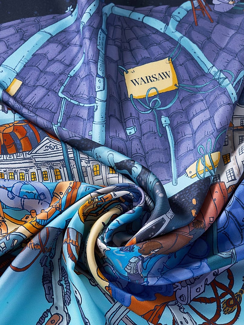 Anaspero, apaszka Warsaw by NIght