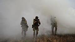 9. November 2025: Soldaten der 127. selbstständigen Brigade der Territorialverteidigung der Ukraine trainieren auf einem Übungsplatz nahe Kupjansk in der Region Charkiw.