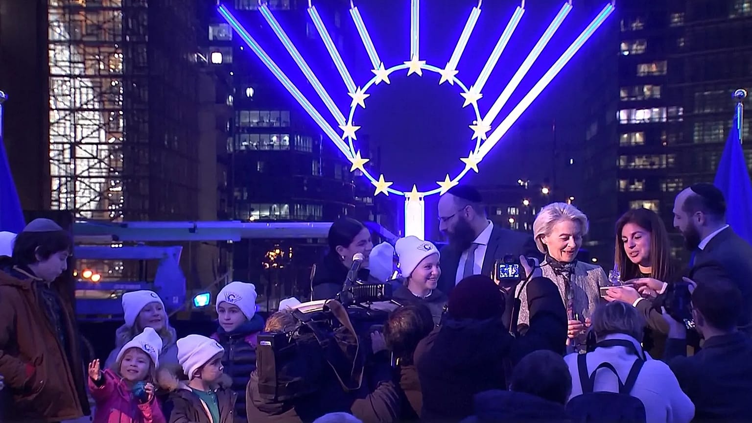 European Commission President Ursula von der Leyen at a Hanukkah event in Brussels, 17 December, 2025