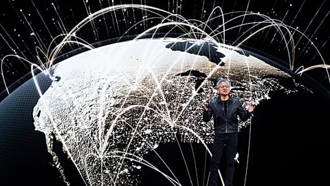 صورة تعبيرية...  تحدث جينسن هوانغ، الرئيس التنفيذي لشركة إنفيديا، عن كيفية مساهمة البنية التحتية للذكاء الاصطناعي ومصانع الذكاء الاصطناعي التي تولد الذكاء على نطاق واسع في إحد