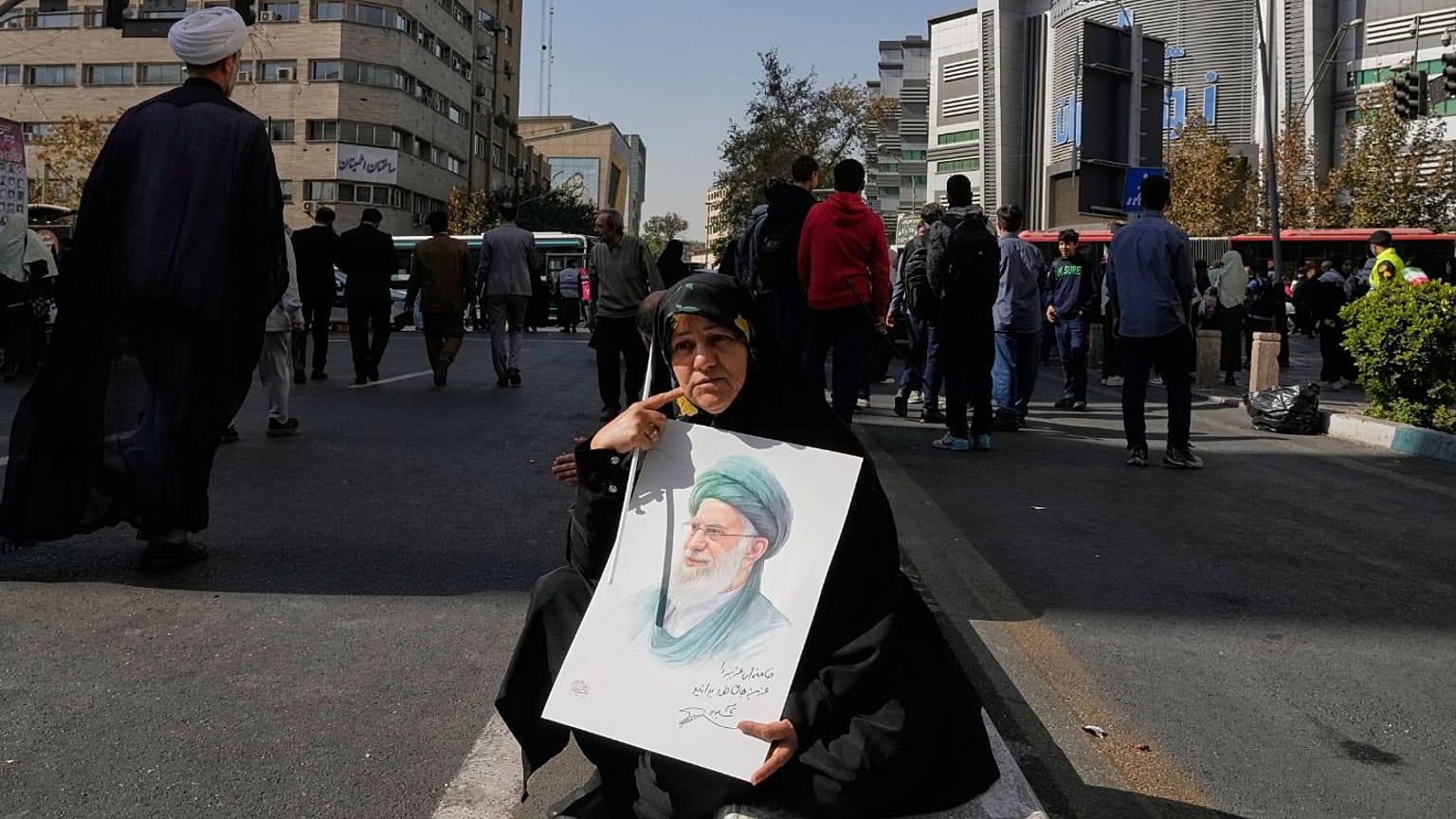 تظاهرات حامیان حکومت در تهران