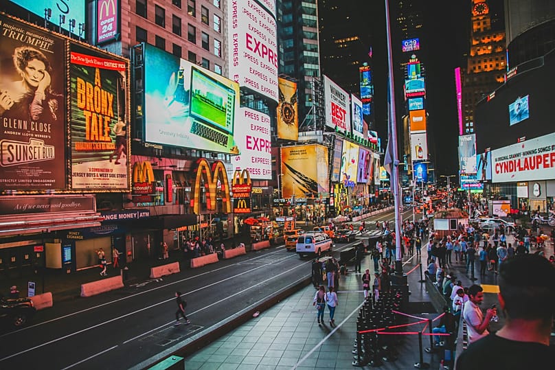 Times Square en Nueva York, Estados Unidos 