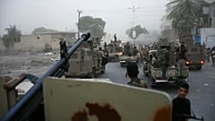 صورة تعبيرية لمقاتلي المجلس الانتقالي الجنوبي الانفصالي لاقتحام القصر الرئاسي في مدينة عدن الساحلية جنوب اليمن