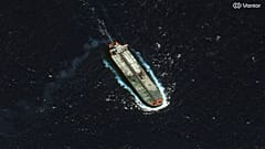 Το δεξαμενόπλοιο Skipper που κατασχέθηκε πρόσφατα από τις ΗΠΑ στα ανοικτά των ακτών της Βενεζουέλας στη νότια Καραϊβική Θάλασσα, 12 Δεκεμβρίου 2025. 