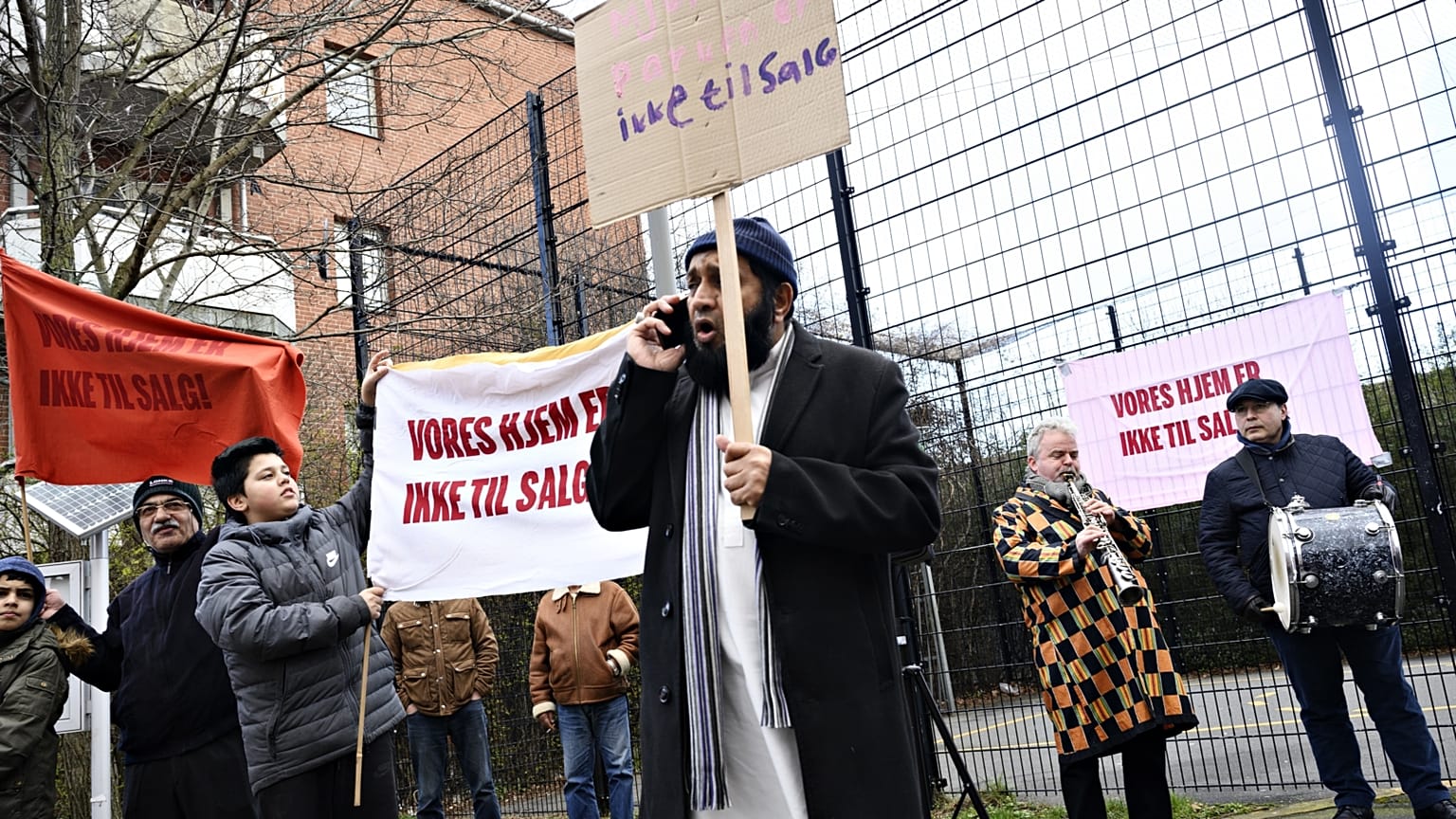 2020-as tüntetés a koppenhágai Mjolnerparkenben a "gettótörvény" ellen