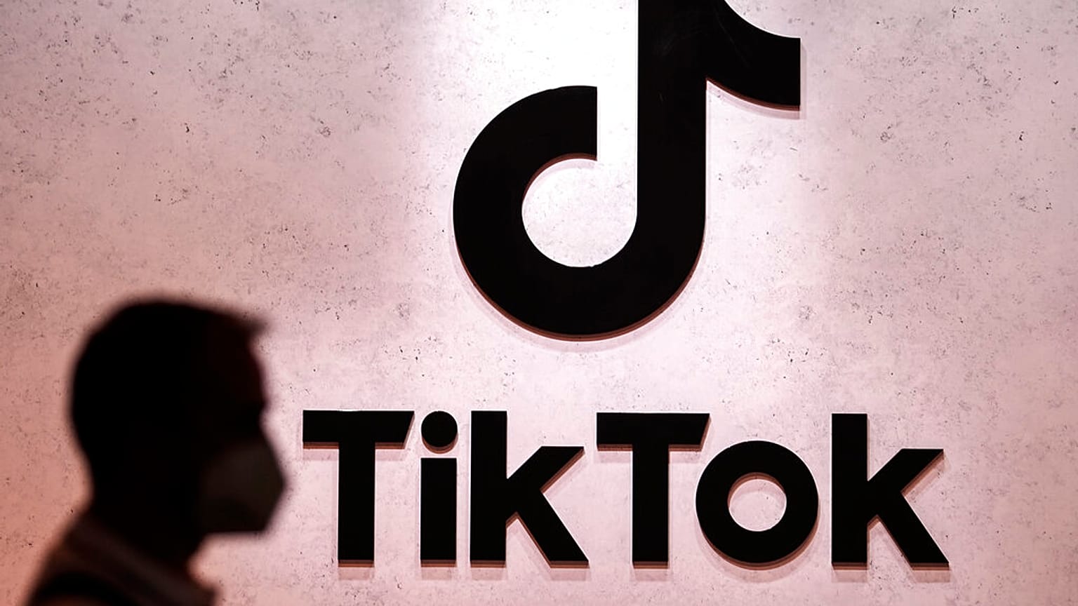 FILE - A visitor passes the TikTok exhibition stands at the Gamescom computer gaming fair in Cologne, Germany. 25 August 2022