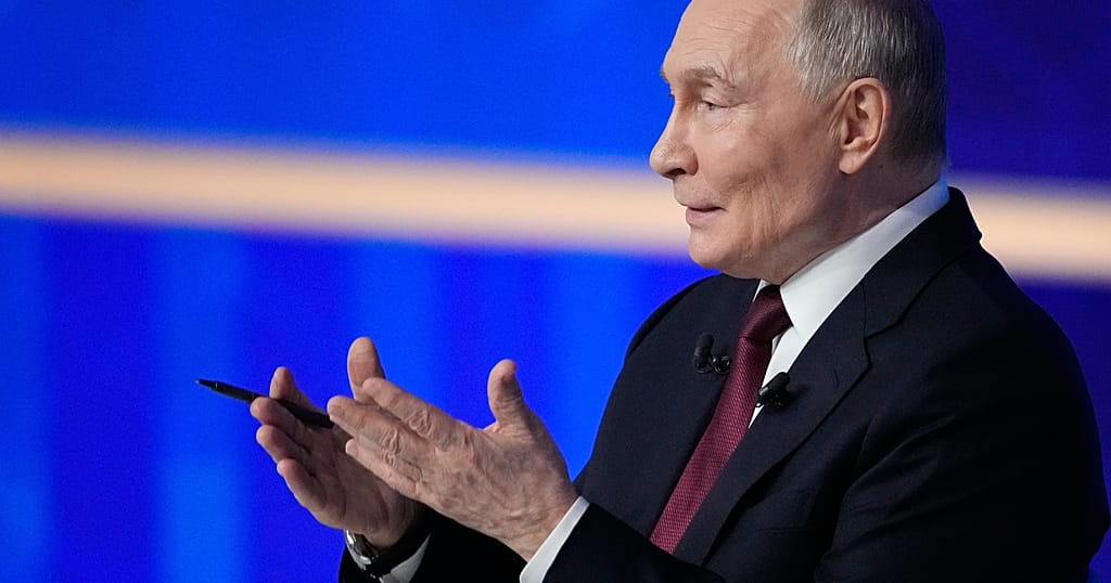 Putin accuses Kyiv of rejecting peaceful settlement, signals openness to talks Putin accuses Kyiv of rejecting peaceful settlement, signals openness to talks