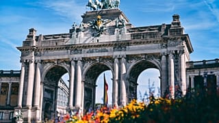 The Parc du Cinquantenaire in Brussels, Belgium