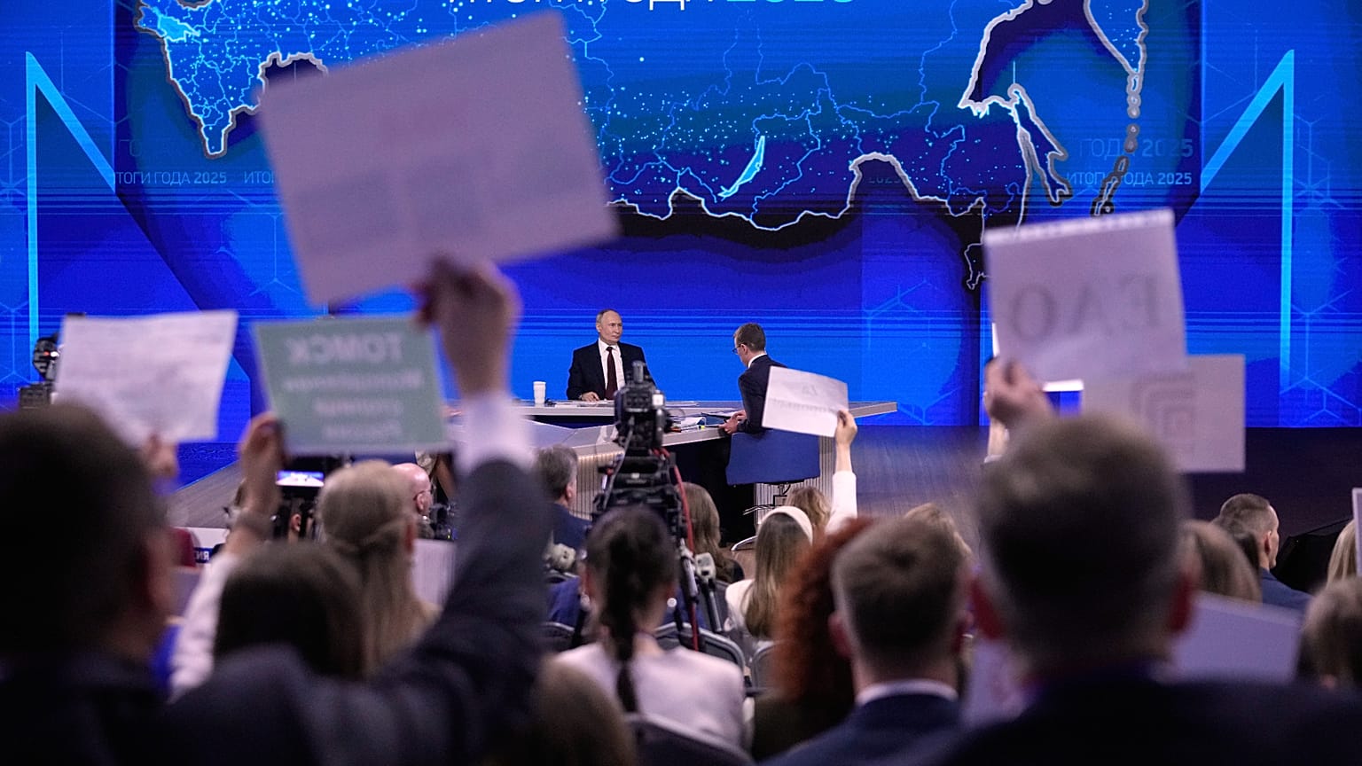 Putyin éves sajtótájékoztatója