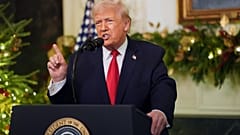 ألقى الرئيس دونالد ترامب خطاباً للأمة  في البيت الأبيض، يوم الأربعاء 17 ديسمبر/كانون الأول 2025، في واشنطن. (دوغ ميلز/نيويورك تايمز عبر أ ب، صور مجمعة)