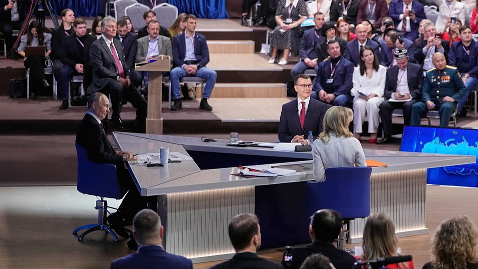 کنفرانس مطبوعاتی سالانه ویلادیمیر پوتین