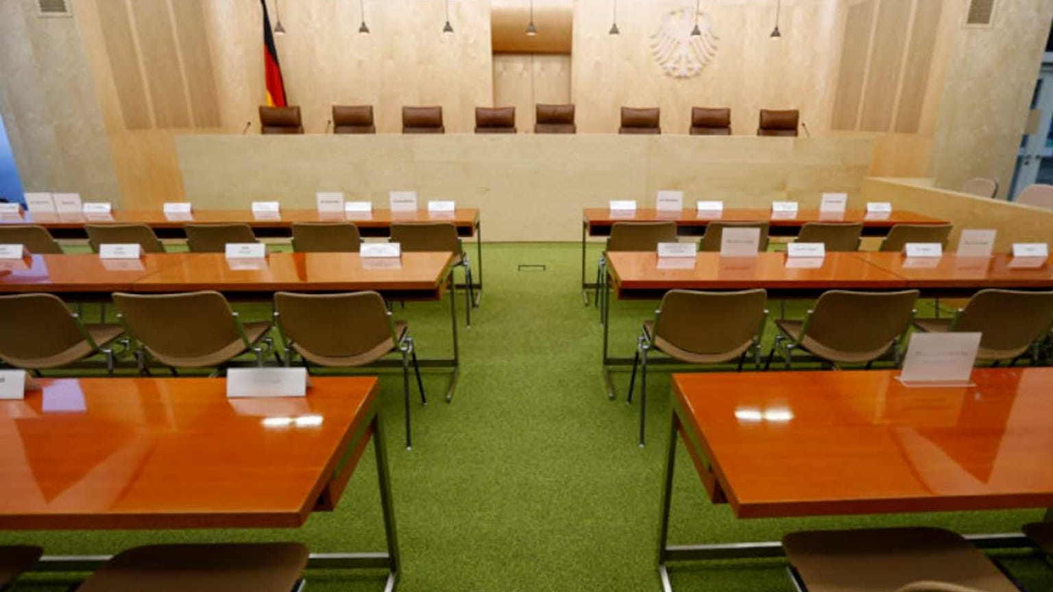 Almanya'da bir mahkeme salonu/Arşiv