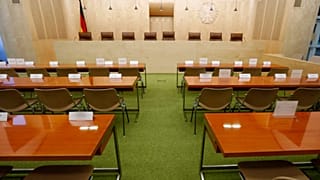 Almanya'da bir mahkeme salonu/Arşiv