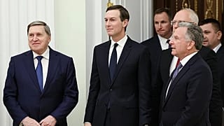 Yuri Ushakov, Jared Kushner Steve Witkoff and Kirill Dmitriev, in Moscow, 2 December 2025