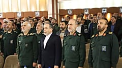 عباس عراقچی در جمع فرماندهان سپاه