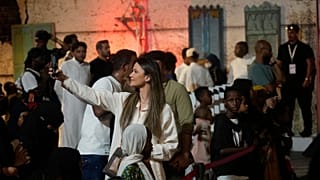 Turistas extranjeros en Jeddah