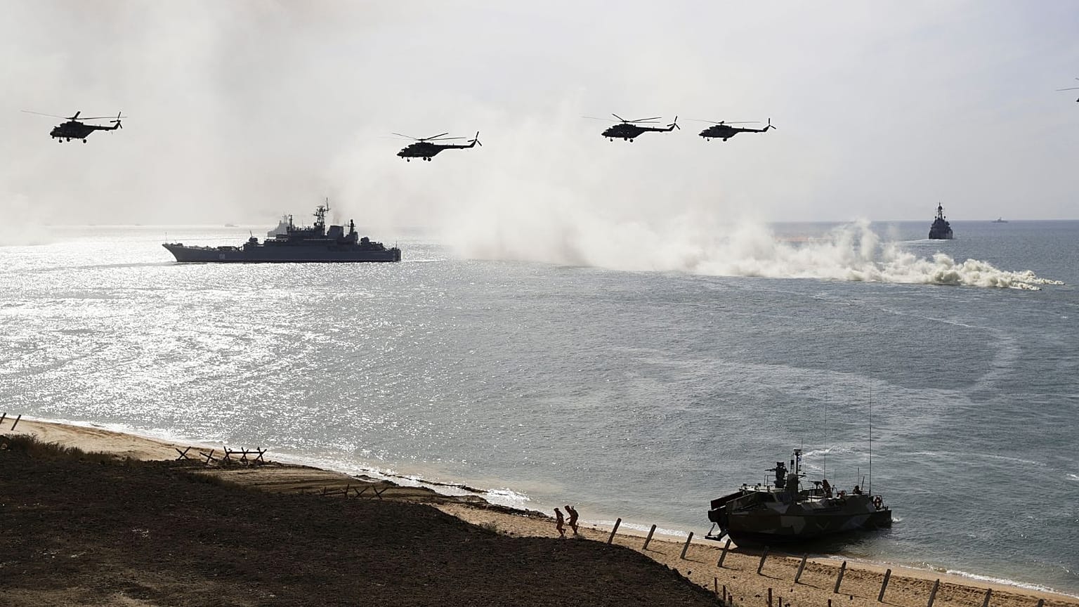 رزمایش نظامی روسیه