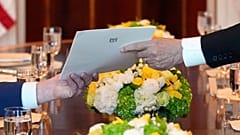 تبادل پرونده‌ای در دیدار ترامپ با نتانیاهو