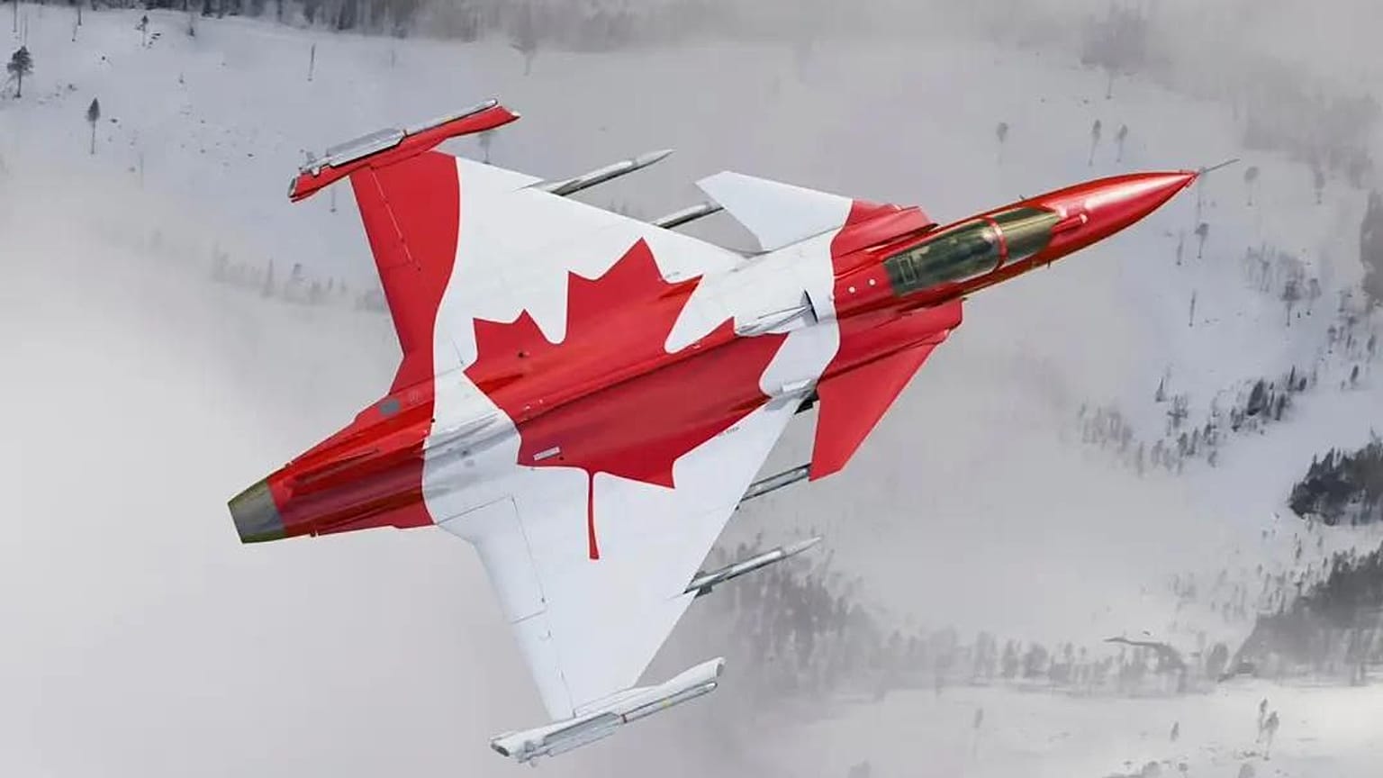 Kanadai felségjelú Gripen